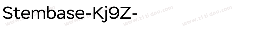 Stembase-Kj9Z字体转换