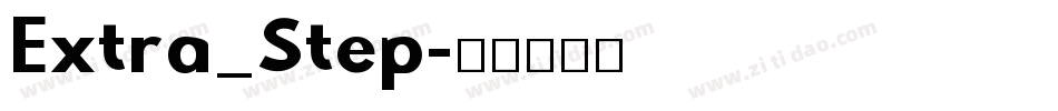 Extra_Step字体转换