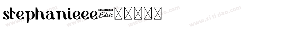 stephanieee字体转换