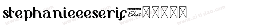 stephanieeeserif字体转换