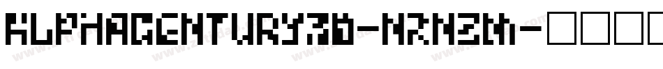 AlphaCentury3D-nRn2M字体转换