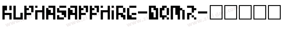 AlphaSapphire-dqmR字体转换