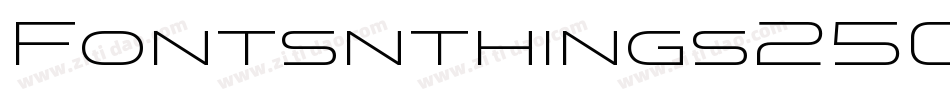 Fontsnthings250Th-JE6x字体转换