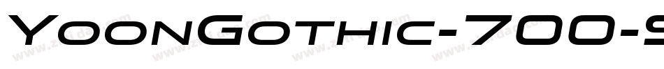 YoonGothic-700-Semibold字体转换