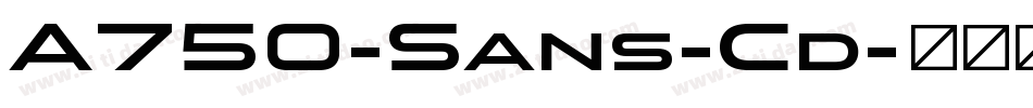 A750-Sans-Cd字体转换