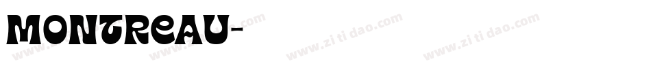 Montreau字体转换