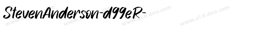 StevenAnderson-d99eR字体转换