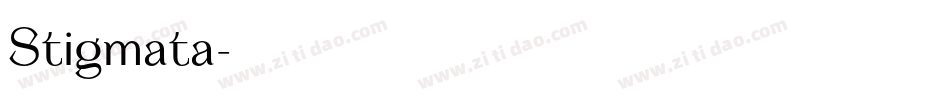 Stigmata字体转换