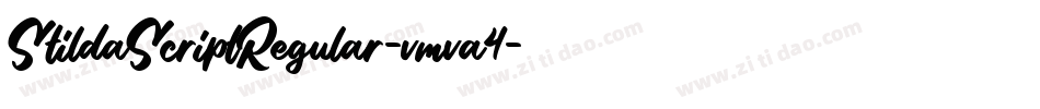 StildaScriptRegular-vmva4字体转换