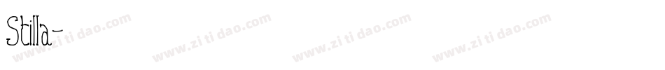 Stilla字体转换