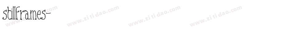 stillframes字体转换