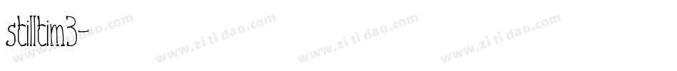stilltim3字体转换