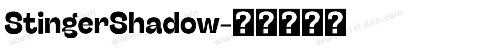 StingerShadow字体转换