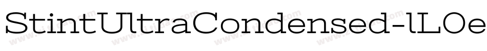 StintUltraCondensed-lL0e字体转换