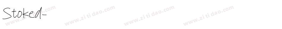 Stoked字体转换