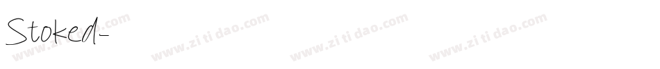 Stoked字体转换