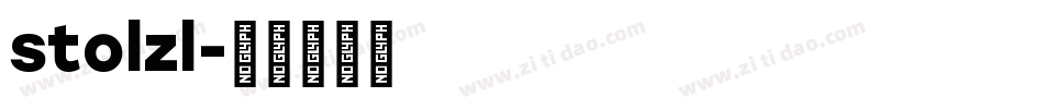 stolzl字体转换