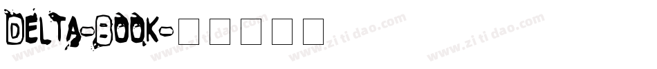 Delta-Book字体转换