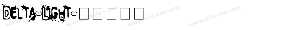 Delta-Light字体转换