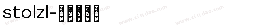 stolzl字体转换
