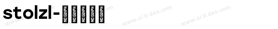 stolzl字体转换