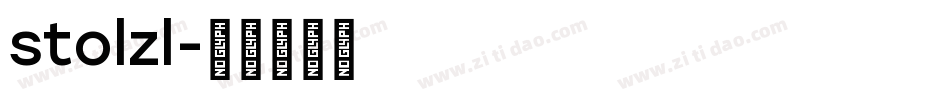 stolzl字体转换