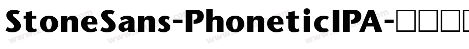 StoneSans-PhoneticIPA字体转换