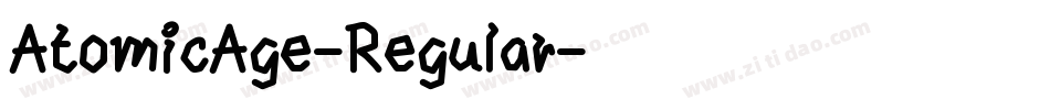 AtomicAge-Regular字体转换