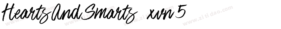 HeartsAndSmarts-xvn5字体转换