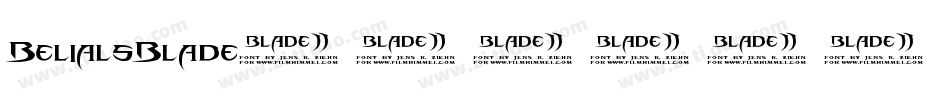 BelialsBlade字体转换