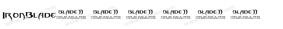 IronBlade字体转换