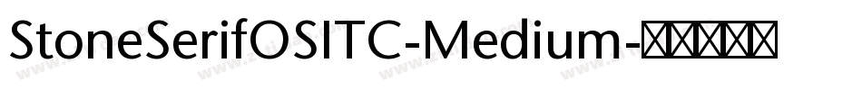 StoneSerifOSITC-Medium字体转换