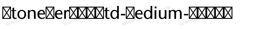 StoneSerITCStd-Medium字体转换