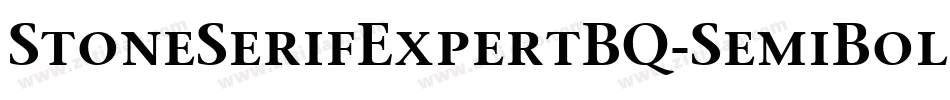 StoneSerifExpertBQ-SemiBold字体转换