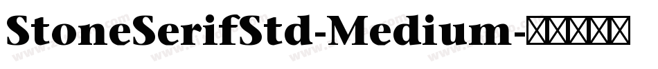StoneSerifStd-Medium字体转换