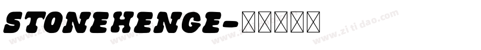 Stonehenge字体转换
