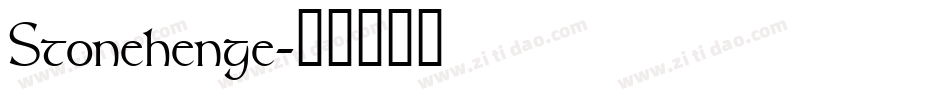 Stonehenge字体转换