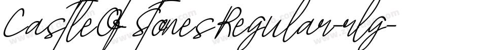 CastleOfStonesRegular-rlg7字体转换