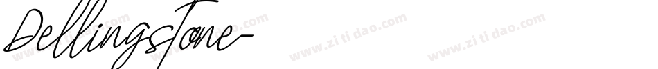 Dellingstone字体转换