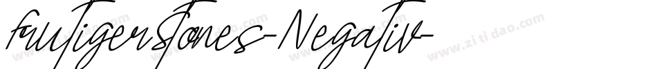 FrutigerStones-Negativ字体转换