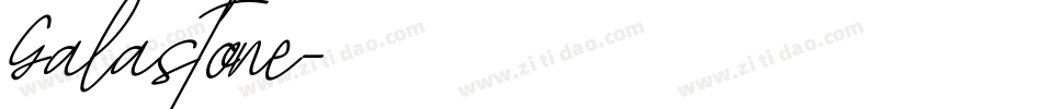 Galastone字体转换