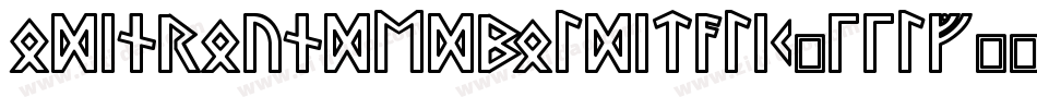 OdinRoundedBoldItalic-11Lv字体转换