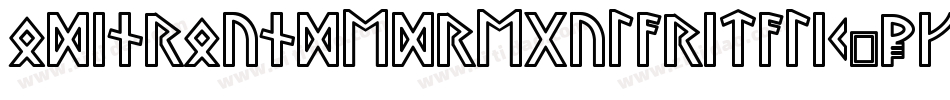 OdinRoundedRegularItalic-8KWn字体转换