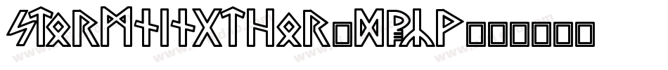 StormningThor-D8yW字体转换