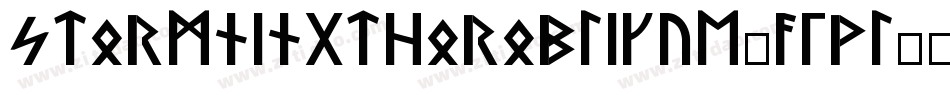 StormningThorOblique-A1WL字体转换