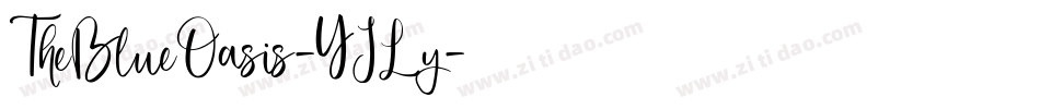 TheBlueOasis-YJLy字体转换