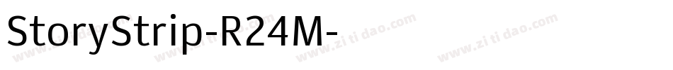 StoryStrip-R24M字体转换