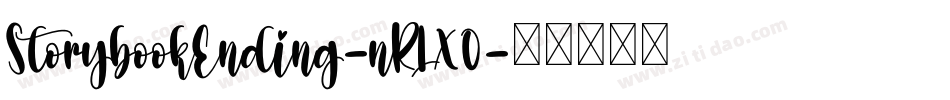 StorybookEnding-nRLX0字体转换