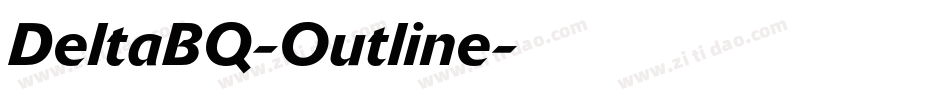 DeltaBQ-Outline字体转换