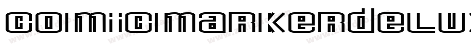 ComicMarkerDeluxeItalic-2m4e字体转换